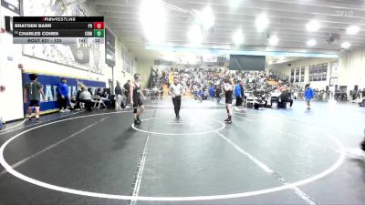 120 lbs Cons. Round 5 - Brayden Barr, Paloma Valley vs Charles Cohen, Corona Del Mar