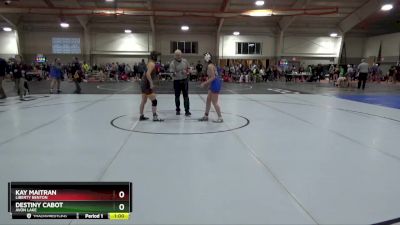 100 lbs Cons. Round 2 - Kay Maitran, Liberty Benton vs Destiny Cabot, Avon Lake