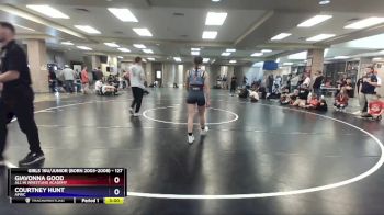 127 lbs Round 2 - Giavonna Good, All In Wrestling Academy vs Courtney Hunt, AFWC