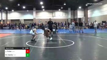 92 lbs Semifinal - Josiah Puller, Ohio vs Matthew Claridy, Icon Wrestling