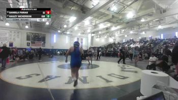 155 lbs Cons. Round 1 - Daniela Farias, San Gabriel vs Hailey Nickerson, Camarillo