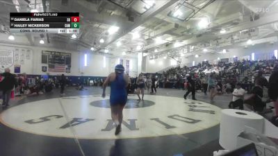 155 lbs Cons. Round 1 - Daniela Farias, San Gabriel vs Hailey Nickerson, Camarillo