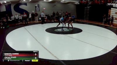 100 lbs. Cons. Round 6 - Cecile Puati, St. Charles vs Dakota Harris, Tulsa Union