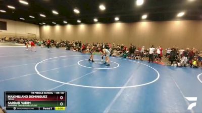 135-137 lbs Round 3 - Maximiliano Dominguez, Texas vs Sardar Vadim, Warrior Trained Wrestling