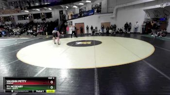 184 lbs Quarterfinal - Ty McGeary, West Liberty vs Vaughn Petty, Findlay