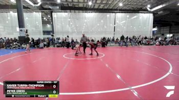157 lbs Cons. Round 3 - Xavier Turpin-Thompson, Warmupgang Wrestling Club vs Peter Kress, NOVA Wrestling Club