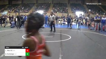 51 lbs Quarterfinal - Langston Merritt, The Glasgow Wrestling Academy vs Britlee Rutledge, Trion Mat Dogs