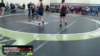 172 lbs Champ. Round 2 - Caleb Chambers, Fairmont-Martin County West vs Cooper Leichtnam, Faribault