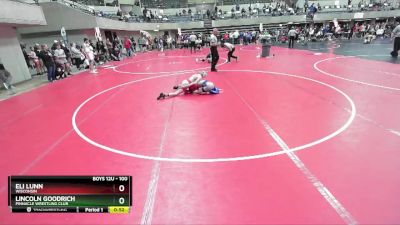 100 lbs 1st Place Match - Eli Lunn, Wisconsin vs Lincoln Goodrich, Pinnacle Wrestling Club