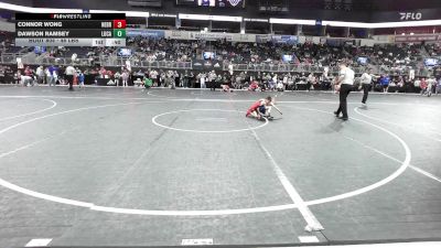 46 lbs Consi Of 8 #2 - Connor Wong, Nebraska Boyz vs Dawson Ramsey, Lucas Wrestling Club