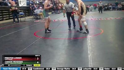 2 - 165 lbs Cons. Round 2 - Isaac Muncy, Tazewell vs Kaleb Jimmo, King William