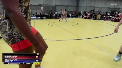 130 lbs Semis & 3rd Wb (16 Team) - Tyler Swanigan, Michigan Blue vs Alexes Spaulding, Indiana