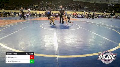 67 lbs Quarterfinal - Sveta Hepler, Claremore Wrestling Club vs Jett Rodriguez, Noble Takedown Club