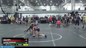 98 lbs Round 2 (4 Team) - Oumar Tounkara, Siggy Trained vs Joey Eboli, RedNose