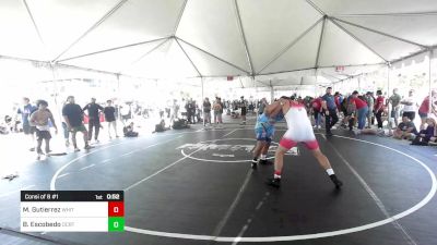 215 lbs Consi Of 8 #1 - Maximiliano Gutierrez, Whitestar WC vs Benjamin Escobedo, Ocrtc