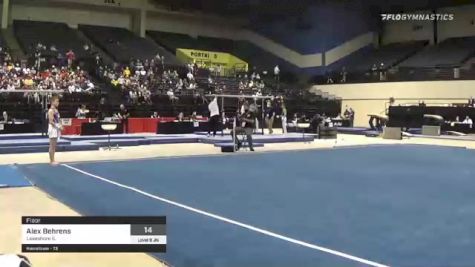 Alex Behrens - Floor, Lakeshore IL - 2021 USA Gymnastics Development Program National Championships