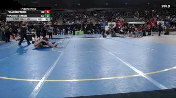 157 lbs 7th Place Match - Porter Dansie, Blackfoot vs Mason Faling, Lewiston