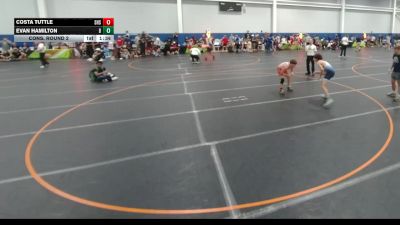 120 lbs Cons. Round 2 - Evan Hamilton, Unattached vs Costa Tuttle, Unattached