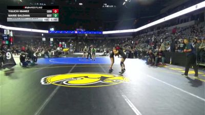 110 lbs Round Of 32 - Yulicxi Ibanez, Corning (NS) vs Marie Saldana, Northview (SS)