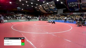 114BLUE lbs Rr Rnd 1 - Doyle Livia, Hoosick Falls vs Michkayla Eaton, Alexander