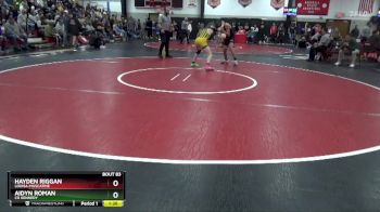 144 lbs Round 1 - Hayden Riggan, Louisa-Muscatine vs Aidyn Roman, CR Kennedy