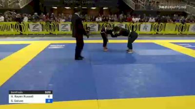 Hope Rayen Russell vs Sarah Galvao 2021 Pan Kids Jiu-Jitsu IBJJF Championship