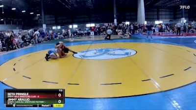 113 lbs Semis & 1st Wb (8 Team) - Seth Pringle, GREAT NECK WRESTLING CLUB vs Jimmy Araujo, NORTH CAROLINA WRESTLING FACTORY - BLUE