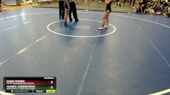 145G Semifinal - Marina Anderstrom, Redington Sr. Jr/Sr High School vs Saige Morris, South Anchorage High School