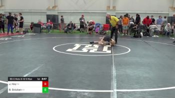 96-C Mats 6-10 5:15pm lbs Round Of 16 - Jackson Hoy, PA vs Benjamin Dziuban, NY