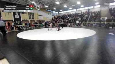 157 lbs Semifinal - Em'rick Henry, Danbury vs Shane Ryan, Trumbull