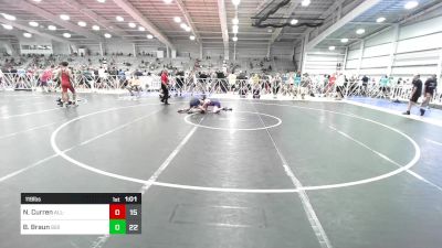 119 lbs Rr Rnd 1 - Noah Curren, All-American Wrestling Club vs Boston Braun, Team 922