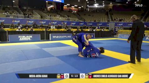 Andres Emilio Alvarado San Andre vs Misha Akira Kanai 2026 Pan Jiu Jitsu IBJJF Championship