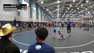 50 lbs Placement (4 Team) - Emerson Morales, Warrior Up vs Carson Steinocher, Gracie Barra Westchase Wrestling Club