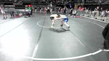 110 lbs Quarterfinal - Jace Neborak, Highland vs Alex Carroll, Cedar Grove