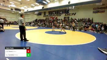 173 lbs Semifinal - Sloan Swan, Buchanan vs Luke Condon, Poway
