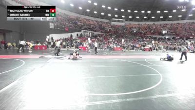 140 lbs Cons. Round 4 - Josiah Bastien, Askren Wrestling Acadamy vs Nicholas Wright, MES Wrestling