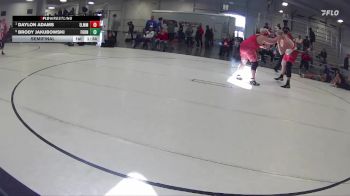 288 lbs Semifinal - Daylon Adams, Scottsbluff Wrestling Club vs Brody Jakubowski, Leprechaun Wrestling