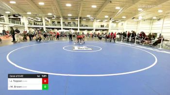 220 lbs Consi Of 8 #2 - Jayden Toppan, Gloucester vs Micheal Brown, Central Catholic