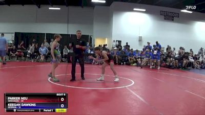 110 lbs Round 2 (8 Team) - Parker Neu, Wisconsin vs Keegan Dawkins, Georgia