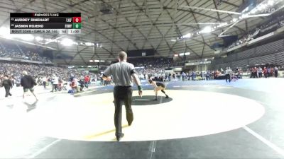 Girls 3A 145 lbs Cons. Round 1 - Jasmin Rojero, Federal Way (Girls) vs Audrey Rinehart, Thomas Jefferson (Girls)