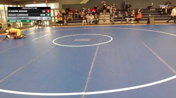 125 lbs Cons. Semi - D`Andre Brown, Fort Hays State vs Isaiah Harrison, Wyoming