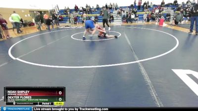 172 lbs Round 1 - Dexter Flores, Inland Northwest Wrestling Training Center vs Noah Shipley, Spokane Wrestling