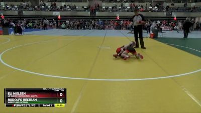 75 lbs Quarterfinal - Rodolfo Beltran, Wrestling Factory vs Eli Nielsen, Le Sueur/ Henderson Giants