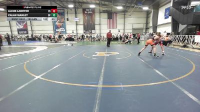 126 lbs Consi Of 16 #1 - Jacob Labryer, PA vs Calan Manley, OK