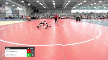 52 lbs Round Of 16 - Jack Sanders, Mat Assassins Yellow vs John Reimer, POWA