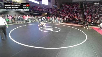 5A 120 lbs 1st Place Match - Marabelle Brown, Wasatch vs Mei-Mei Engebretsen, Brighton