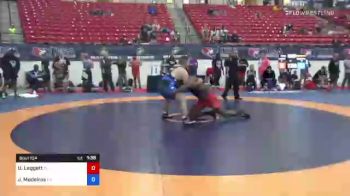 100 lbs Semifinal - U'Kwon Leggett, Florida vs James Medeiros, California