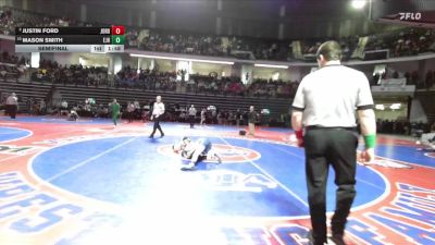 126-2A Semifinal - Justin Ford, Jordan vs Mason Smith, East Jackson HS