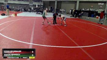 95 lbs Finals (8 Team) - Dyson Neugebauer, Worthington vs Easton Hemmesch, Paynesville