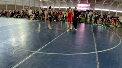 132 lbs Cons. Round 3 - Isaiah Rosales, California vs Kobe Negrete, California